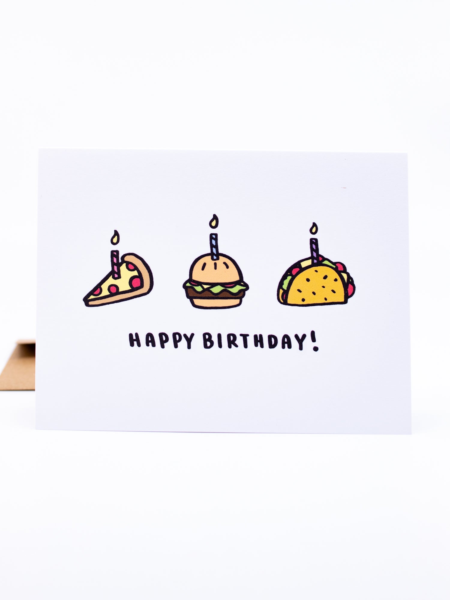 Brittany Paige Happy Birthday Foods Card