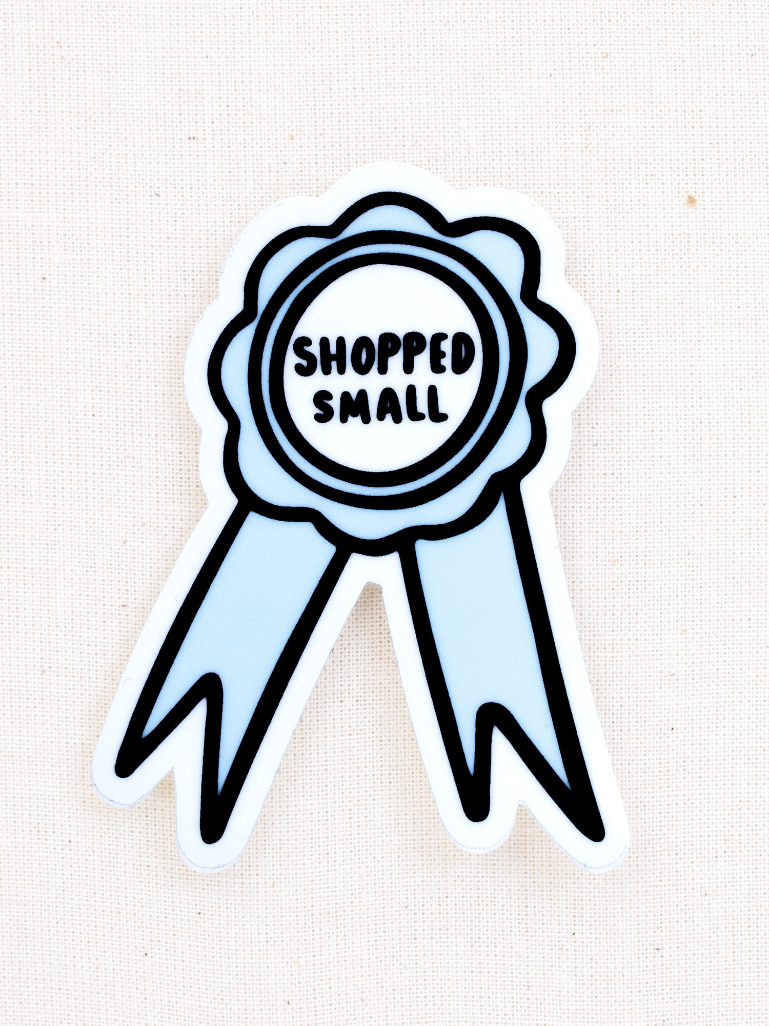 Brittany Paige Shopped Small Ribbon Sticker