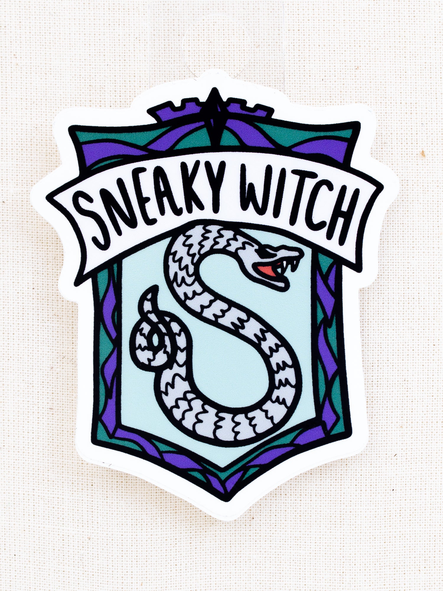 Brittany Paige HP Slytherin "Sneaky Witch" Sticker
