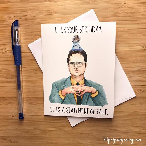 fact it is your birthday the office