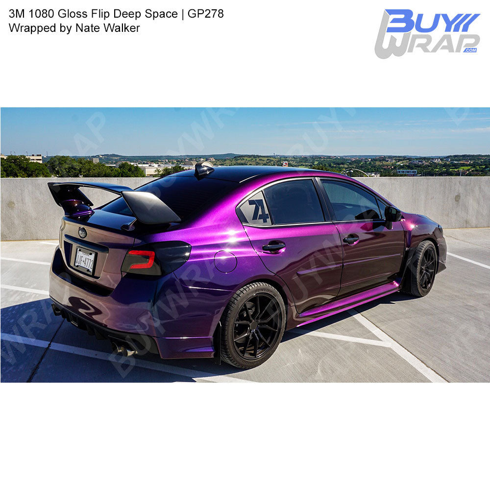 3M Gloss Flip Deep Space Vinyl Wrap.