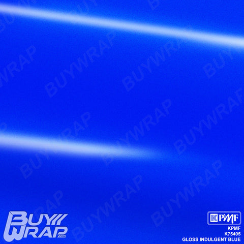 Film covering Air release KPMF - Aspect brillant-Bleu-Effet - Excelcior  blue / K75441