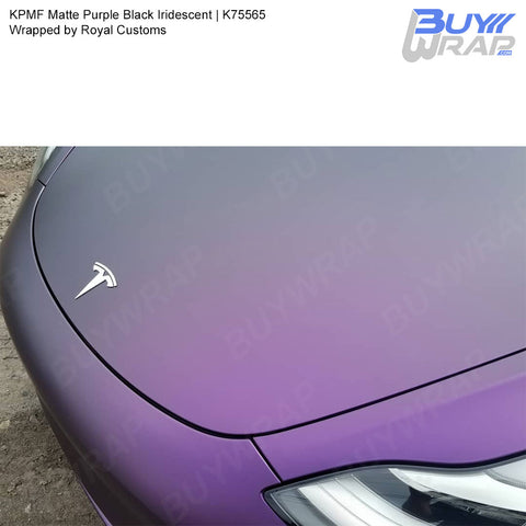 kpmf matte purple black iridescent wrap  k75565  buywrap