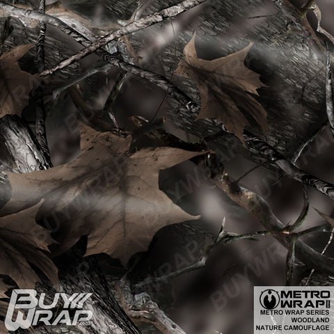 Digital Woodland Camouflage - Metro Wrap