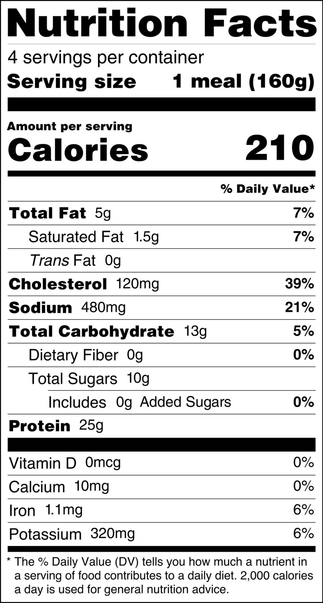Chicken Meatpon Balls Nutrition Facts