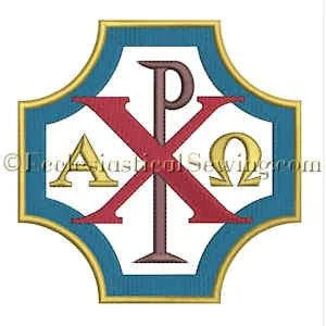 Chi Rho--Religious Machine Embroidery File