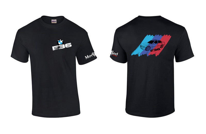 BMW E36 Sedan Stripes Shirt – Modified racewear