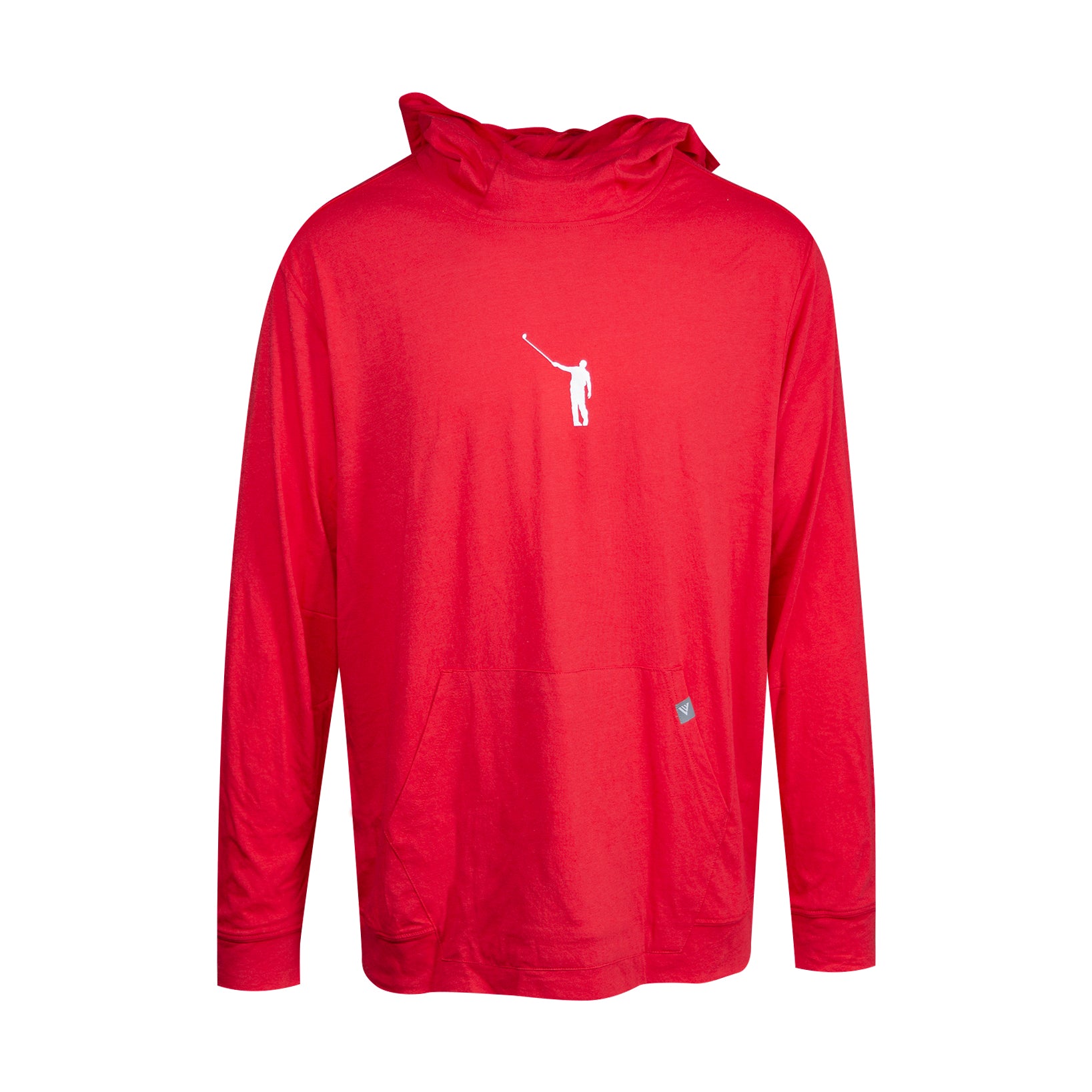 lightweight red hoodie