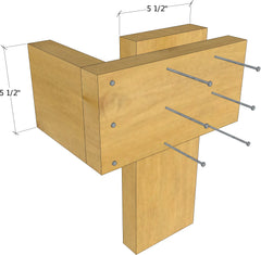 how to attach 2x6s together