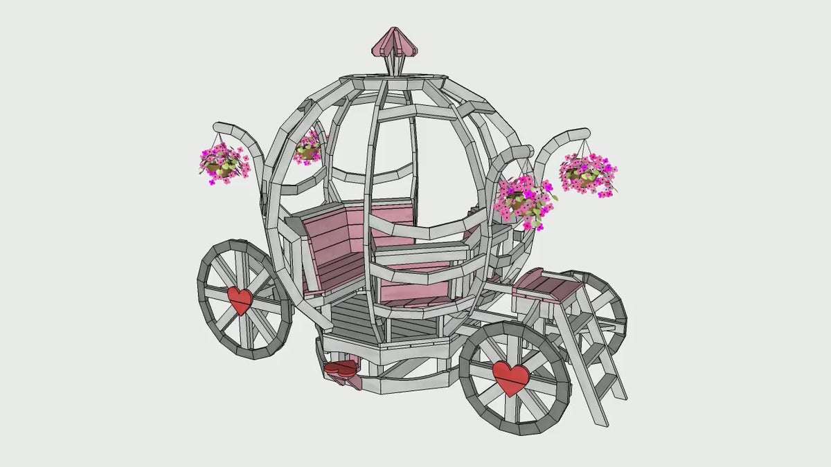 Cinderella Carriage Playset Plan | 5x12ft Outdoor DIY Project - Paul's  Playhouses