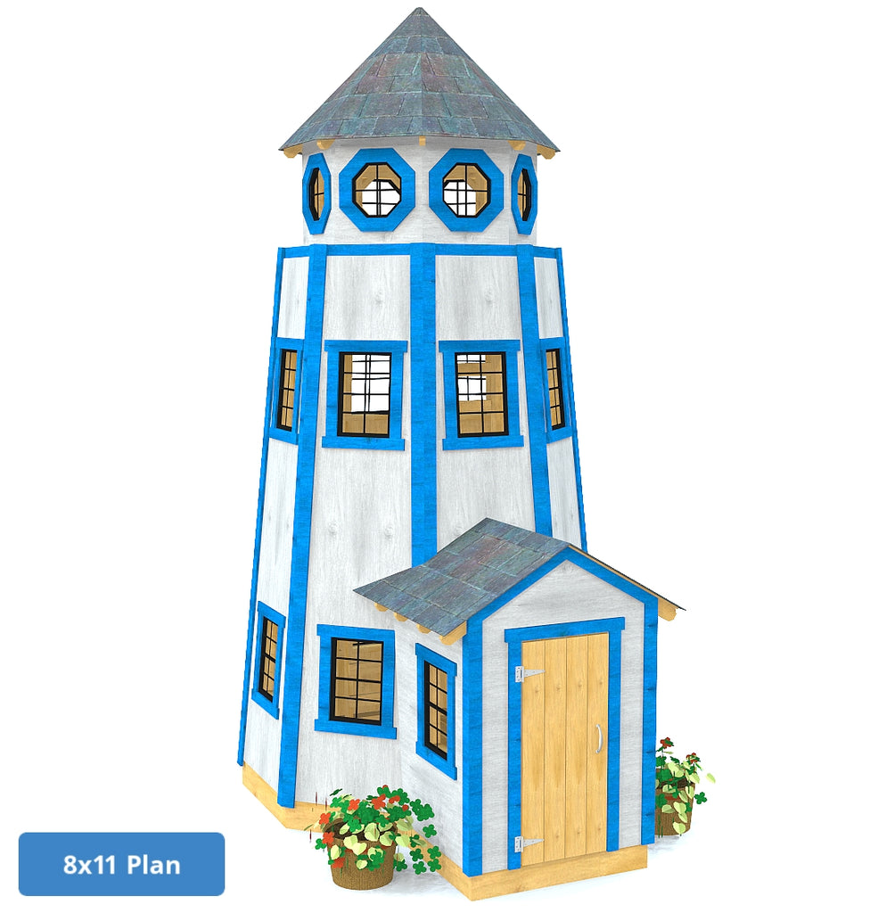 Chesapeake Lighthouse Playhouse Plan For Kids Paul S Playhouses