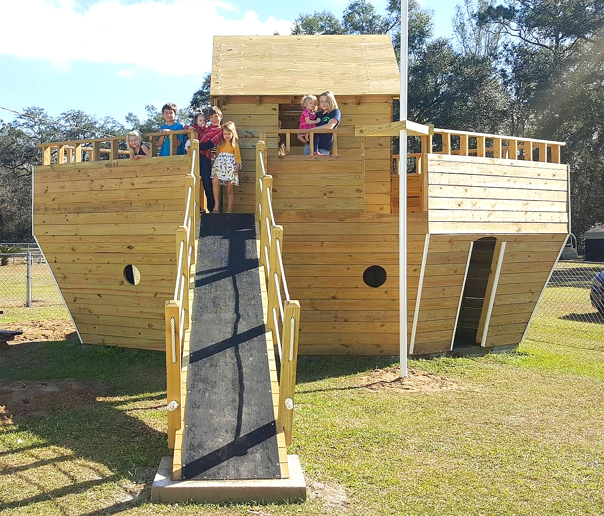 noah's ark swing set