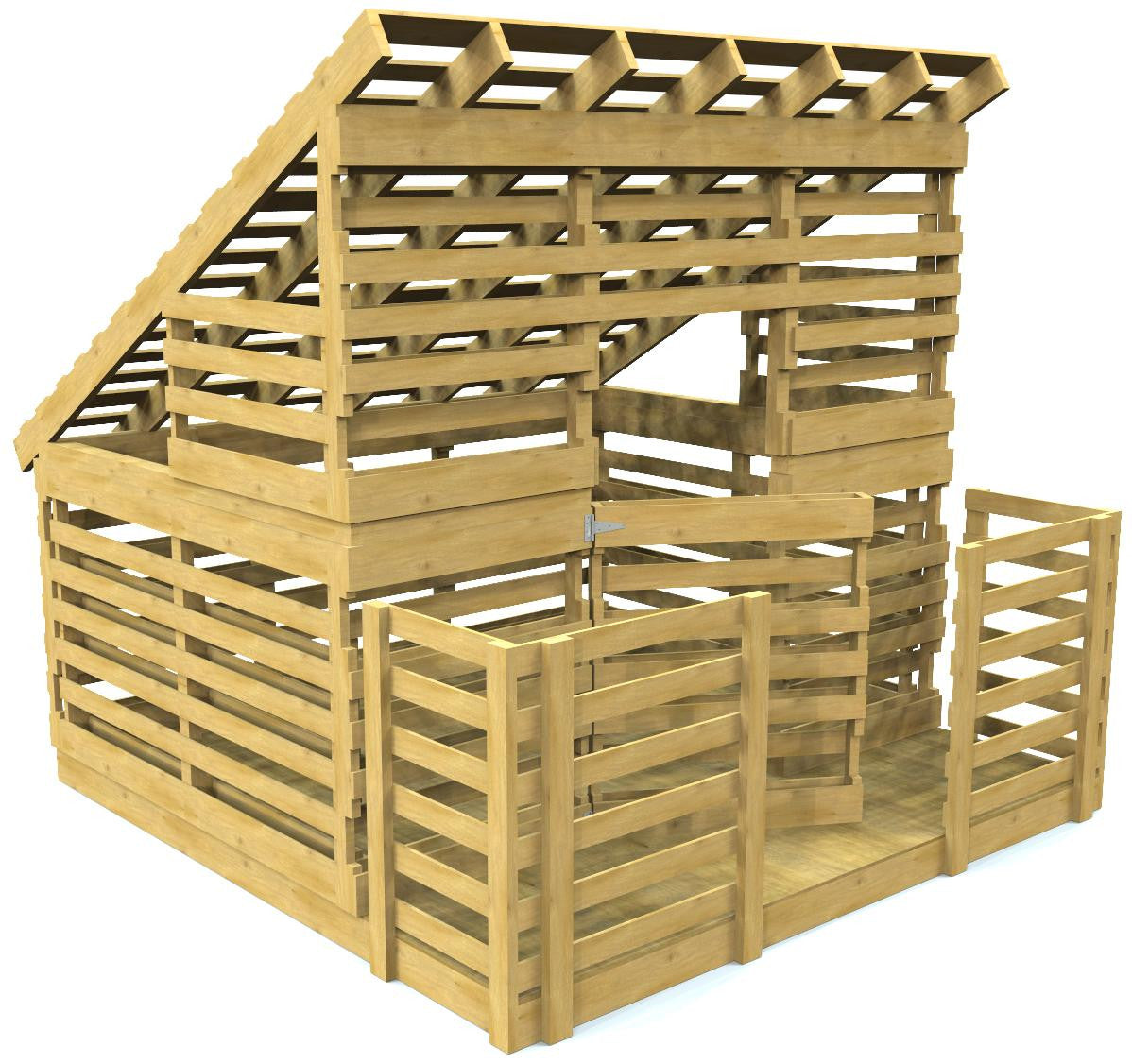 paul's pallet playhouse free diy woodworking plan – paul