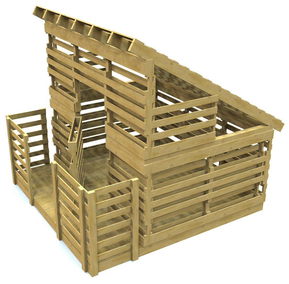 Paul's Pallet Playhouse Free DIY Woodworking Plan – Paul 