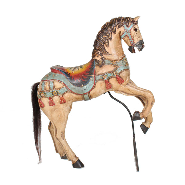 Antique Carousel Horse - Fatto a Mano Antiques