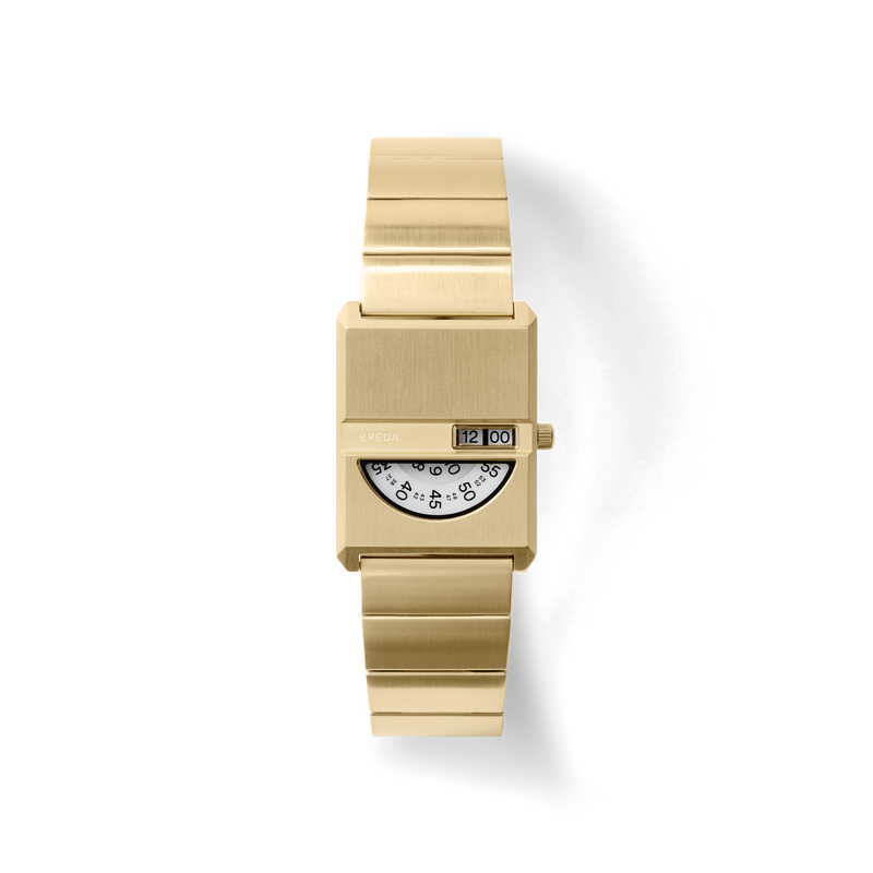 breda-pulse-tandem-1747a-gold-metal-bracelet-watch-front