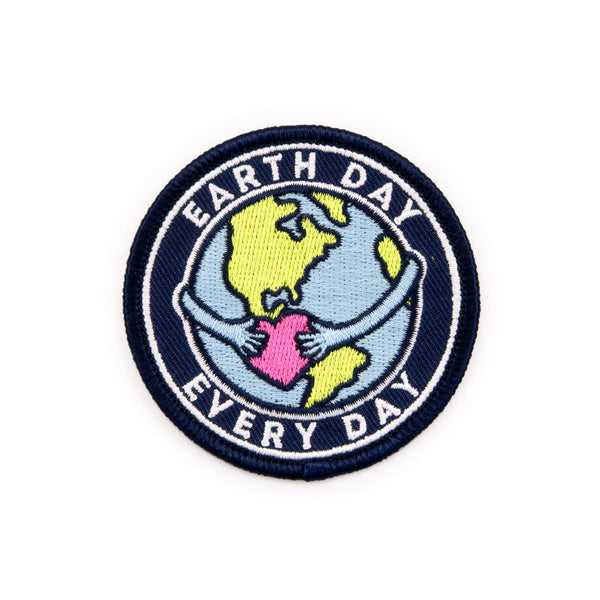 Earth Day Every Day Embroidered IronOn Patch Winks For Days