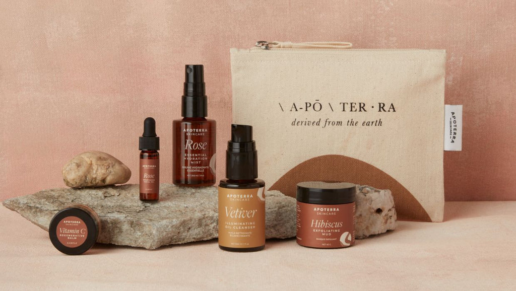 apoterra discovery kit basics for skincare routine steps