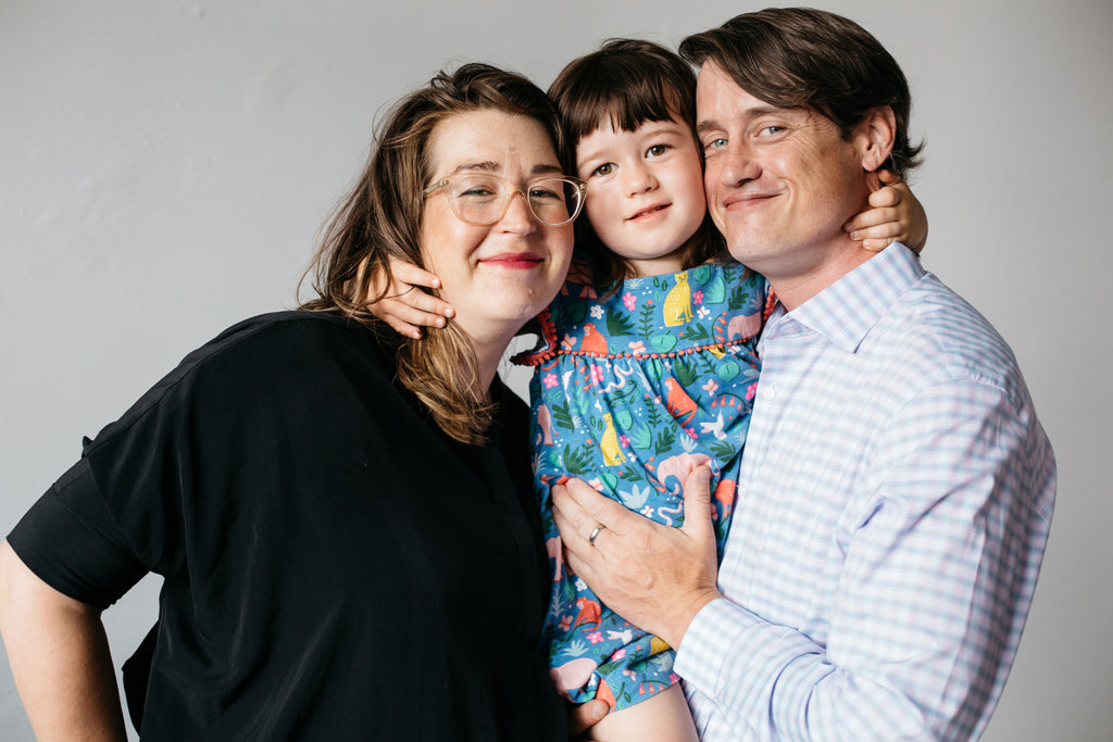 Apoterra founder Dominique Caron and her family