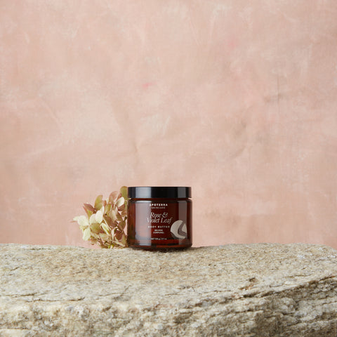 Rose and violet leaf body butter with shea and cupuaçu