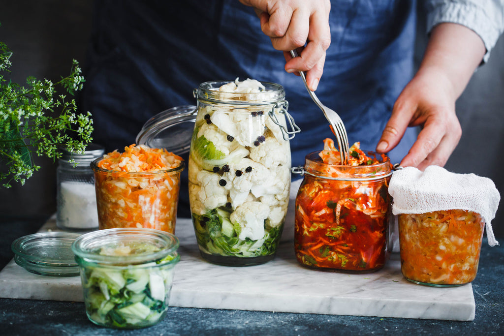 Kimchi to strengthen the gut for hormonal acne