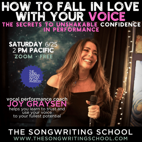 learn vocal performance at The Songwriting School