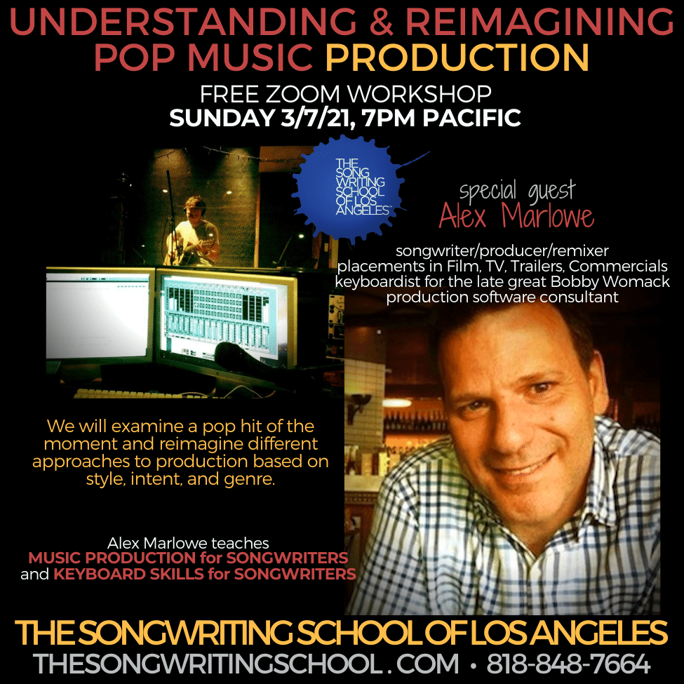 Understand Pop Production in Drivers License Olivia Rodrigo - Zoom class at The Songwriting School
