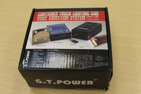 Container Truck Lighting and Voice Vibration System (Entry - Level) - Hobby Recreation Products