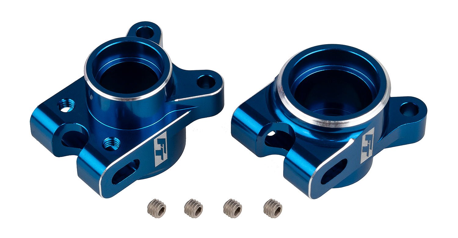 Team Associated - RC10B7 FT Rear Hub Set, Blue