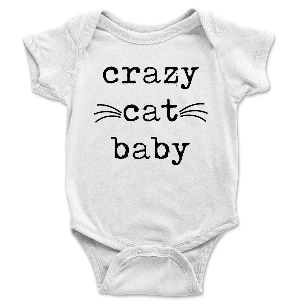 Crazy Cat Baby Natural Cotton Baby ONESIE®