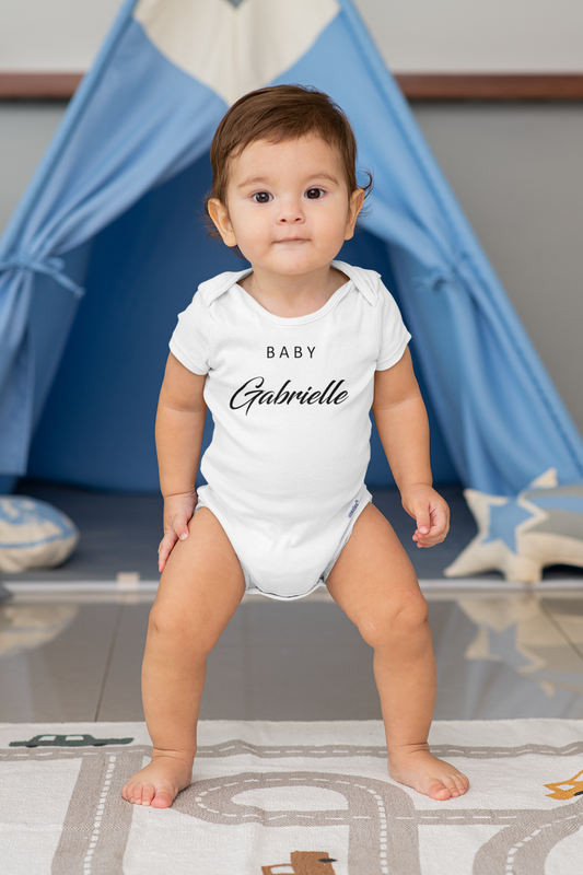 Customized Cotton Baby Onesie - Personalize with Image/Text – Lil Stuart