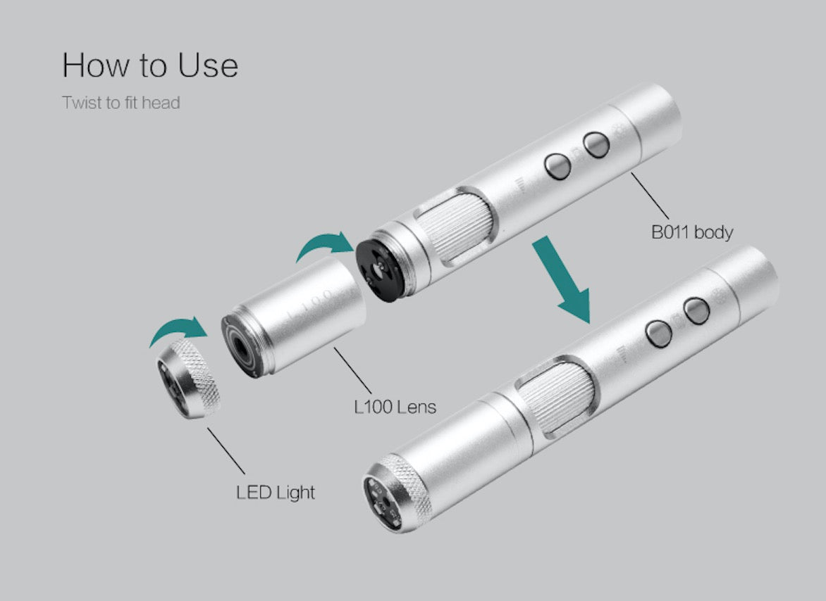 DR02 UV light for Lens L10 and L100