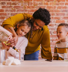 Tianna with her kids