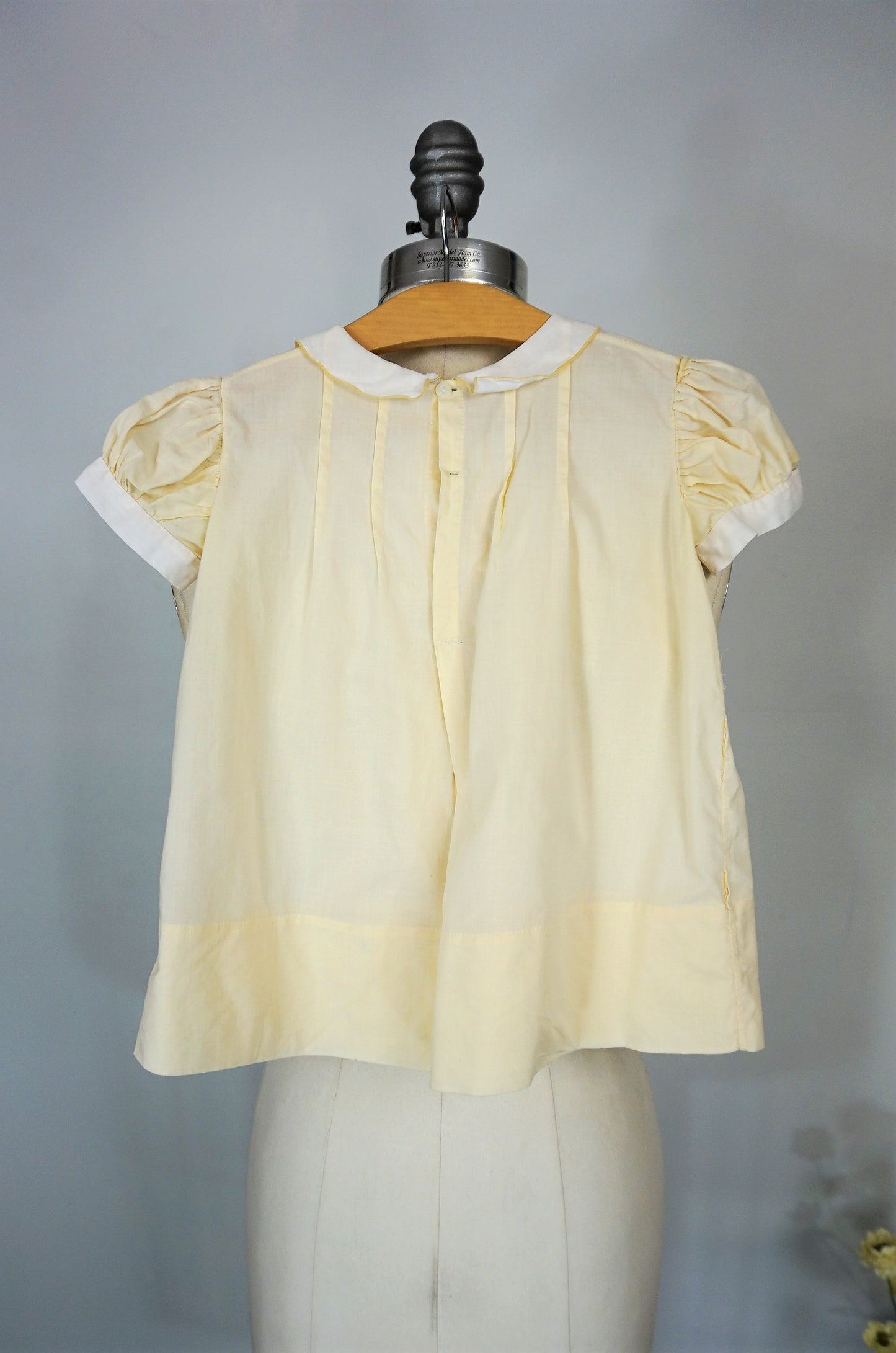 Vintage 1950s Baby Girls Dress With Peter Pan Collar – Toadstool Farm ...