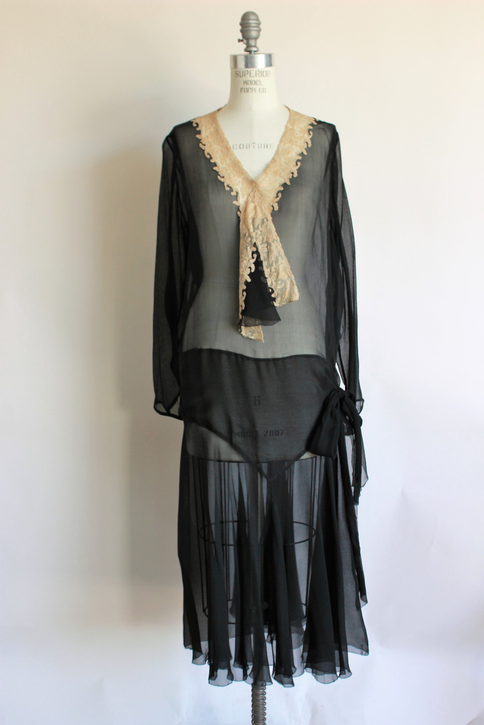 silk 1920s dress