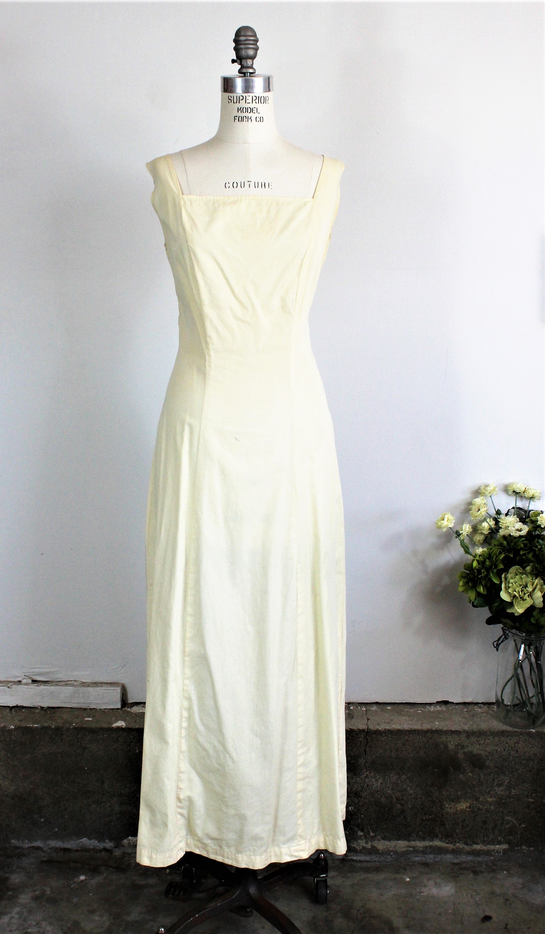 Vintage 1950s 1960s Yellow Slip Dress – Toadstool Farm Vintage