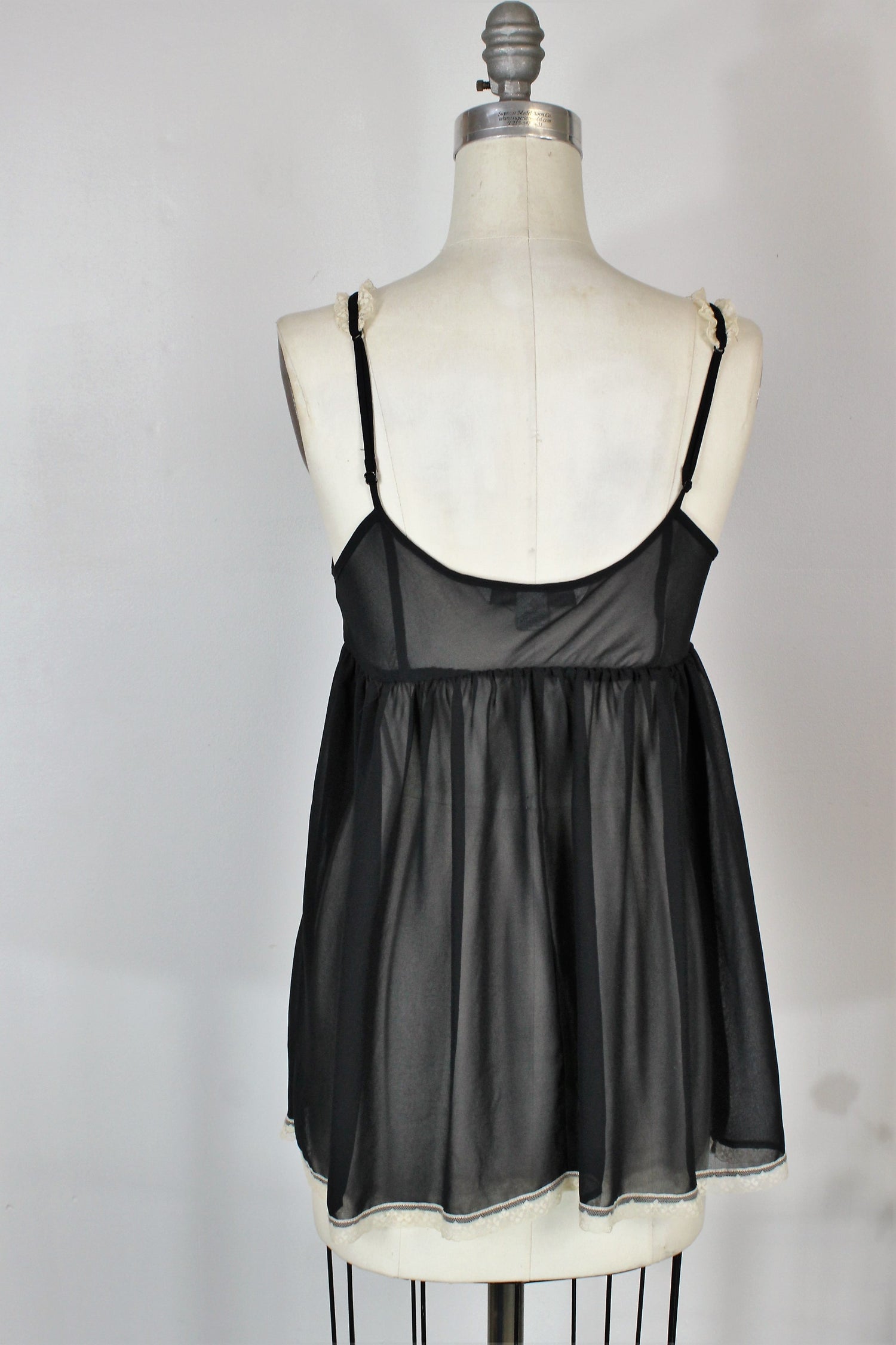 Vintage 1990s Sheer Black Nightgown by Victoria's Secret – Toadstool ...