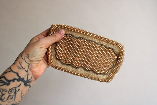 Vintage Beaded Floral Clutch — Nightingale Supply Co.