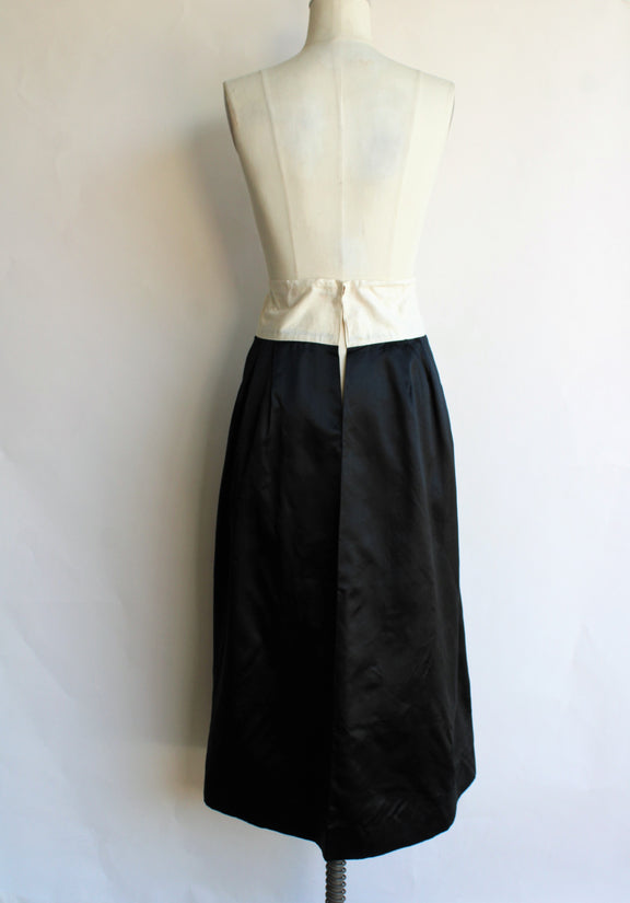 Antique 1910s Black Silk Satin Skirt – Toadstool Farm Vintage