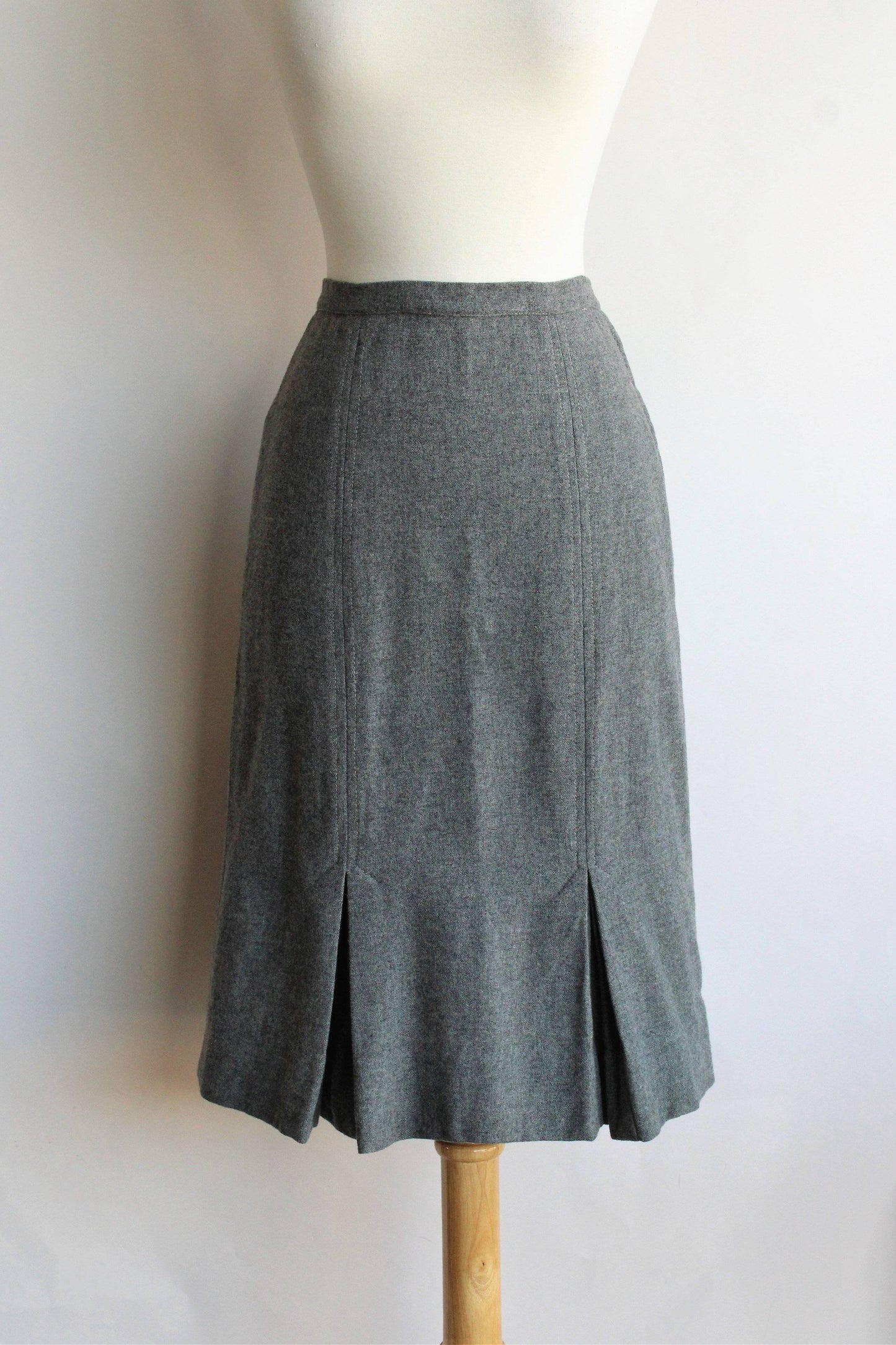Vintage 1950s Grey Wool Skirt by Century of Boston – Toadstool Farm Vintage