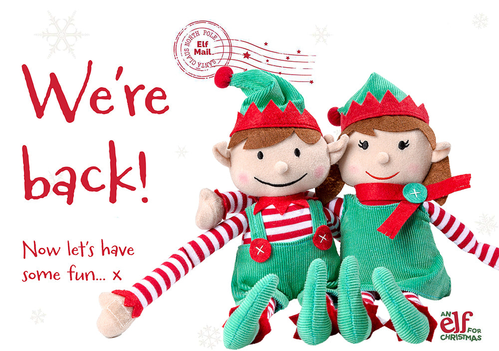 Elf Arrival Ideas We’re Back Free Printables Elf For Christmas