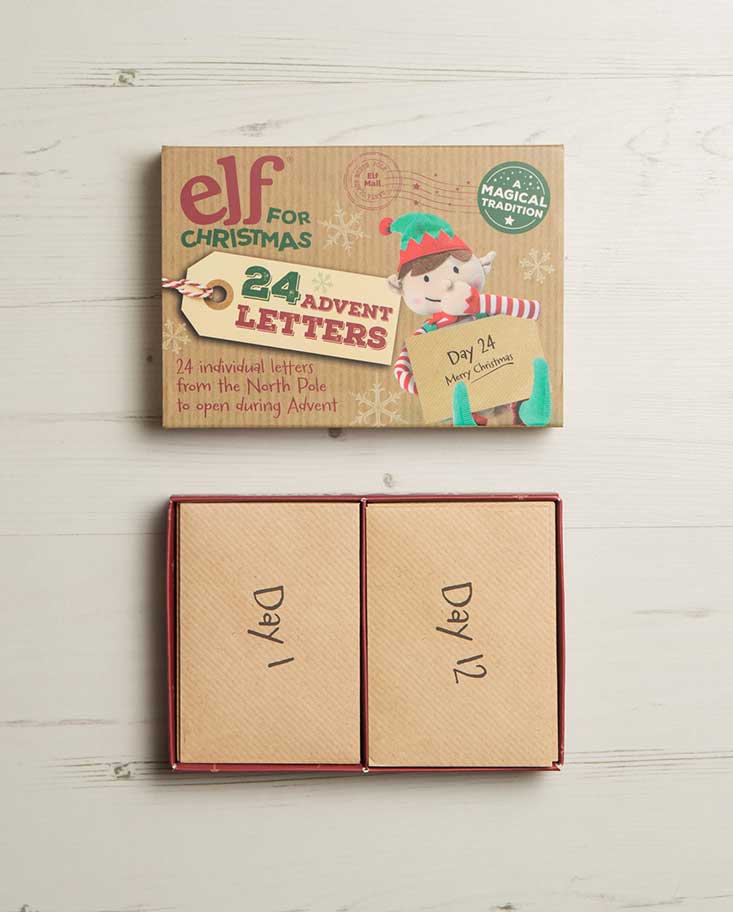 Christmas Advent Letter Set First Edition Elf Letters Elf For