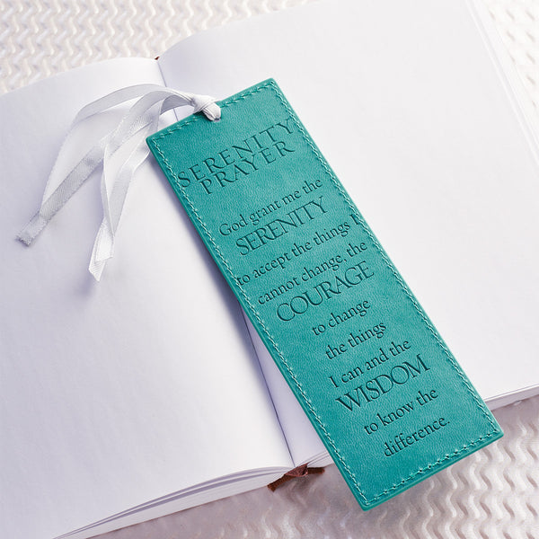 serenity prayer luxleather bookmark limited quantities available