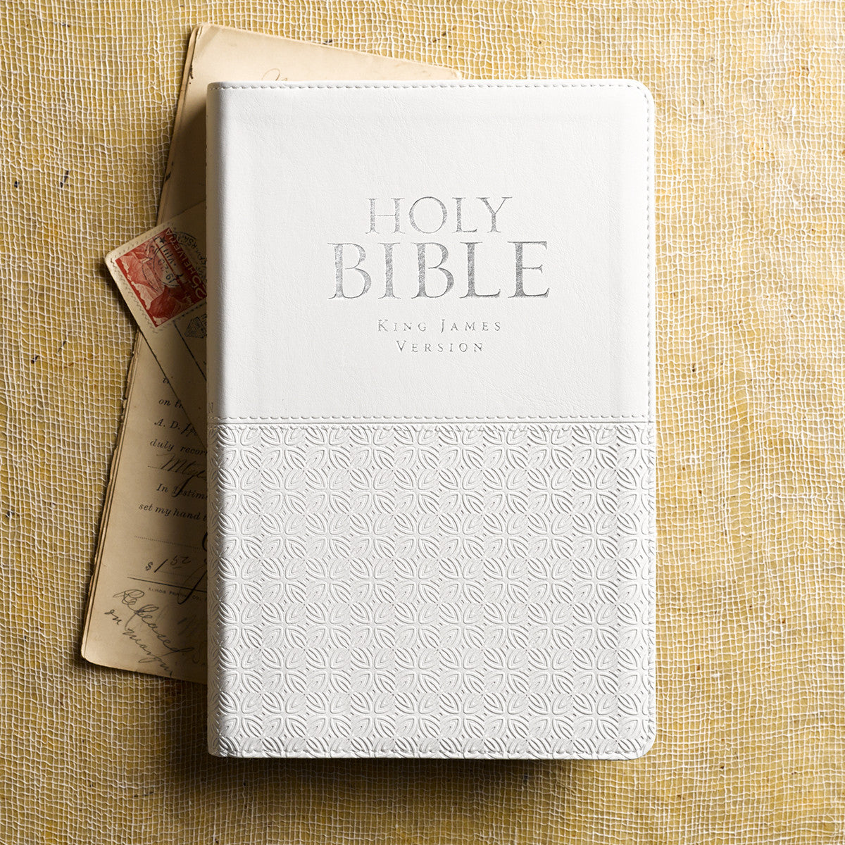 KJV Standard Indexed Bible - White Textured – Celebrate Faith