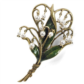 Lily of the Valley Brooch Pin – Celebrate Faith