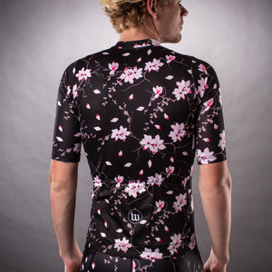 floral cycling jersey