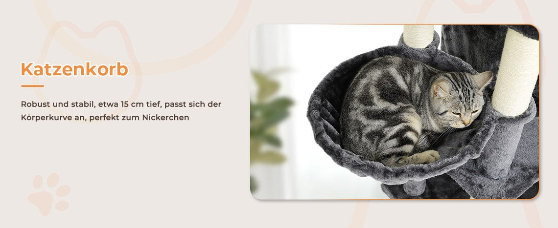 Sikaic Katzenbaum für Gross Katzen mit groß Höhle