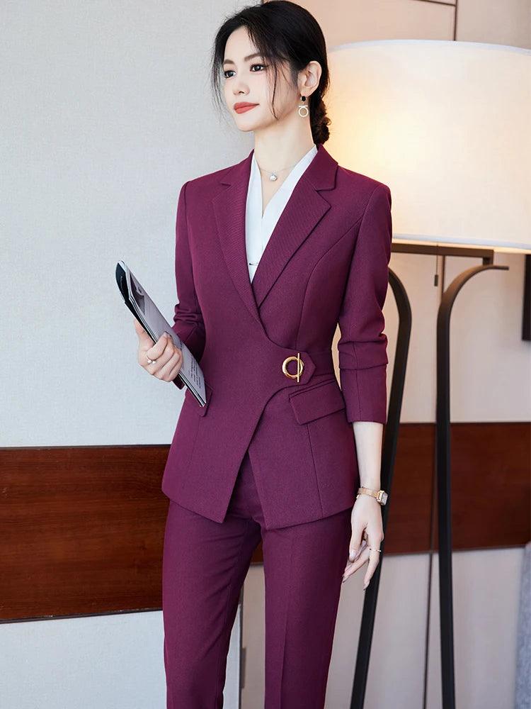 Executive Elegance Suit - Trendy Mix