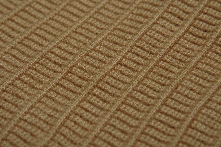 Winter Fashion Runway Brown Vintage Knitting Skirt Set Women O Neck Top+V Neck Brooch Coat+Long Mesh Skirt 3 Pieces Set - Trendy Mix