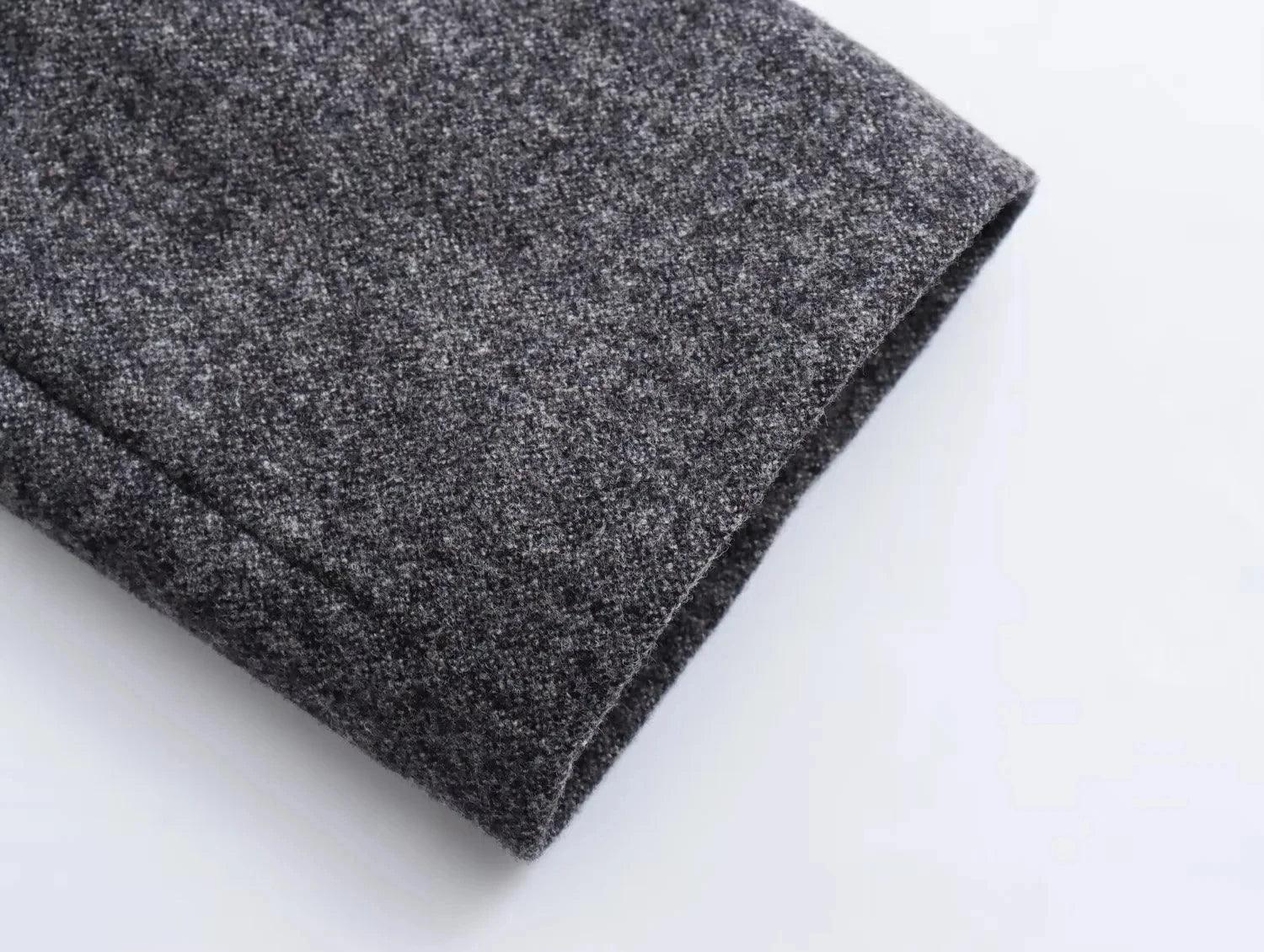 2024 Women's V-Neck Blazer & Pleated Skirt Suit - Trendy Mix